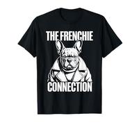 The Frenchie Connection Stylish Dog Trench Coat Puppy Gift T-Shirt