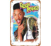 The Fresh Prince of Bel-Air White Gift For Fan, Gift T-Shirt For Women, Kids, Adults Men, Halloween day, Thanksgiving, Chritsmas day Poster Retro Metal Tin Vintage Sign 12 X 8 Inch Home Bar Man Cave
