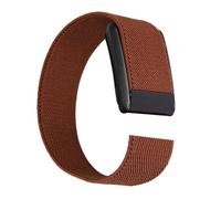 The Fresh Strap - Band Compatible with Whoop 4.0, Odor Resistant, Breathable Nylon Band, 22.5 cm, Brown