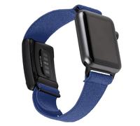 The Fresh Strap Hybrid- Band Compatible with Apple Watch (38/40/41mm) and Whoop 4.0 Band Hybrid - Odor Resistant, Breathable Nylon (Blue)