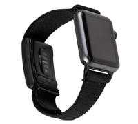 The Fresh Strap Hybrid- Band Compatible with Apple Watch and Whoop 5.0 Band Hybrid - Odor Resistant, Breathable Nylon (Black (38/39/40/41 mm and 5.0))
