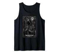 The Friar Gothic Creepy Tarot Card Horrorcore Gothcore Tank Top