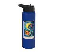 The Fried Chicken Lover Tarot Card Stainless Steel Insulated Water Bottle