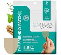 The Friendly Patch Relax & Let Go Wellness Patches - Natural Calm and Restful Night Support with Ashwagandha, Hops, Magnesium and, Gotu Kola and L-theanine - Unwind and Wind DownRelax, 28 Patches