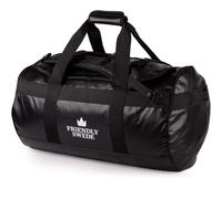 The Friendly Swede Water-Resistant Duffle Bag Backpack, 500D PVC,60L Black