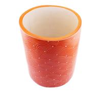 The Friendly Trading Co Large Round Stone Storage Pots // Kitchen Storage // Hand made 18cm 3.2 kg // with Storycard // many colours (Black)