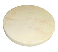 The Friendly Trading Co Soapstone Natural Pizza Stone // Round 12" / 30 cm // Cook Pizza Japatti Sizzling Steak Chicken Fish Bread Tortilla Meat Bagels