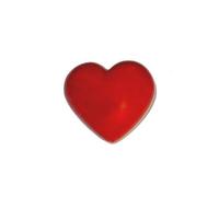 The Friendly Trading Co Valentines Fair Trade Red Heart in Natural Stone