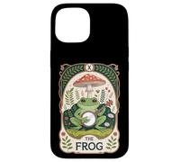 The Frog Cottagecore Tarot Card Mystical Frog Art Gift Case for iPhone 15