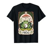 The Frog Cottagecore Tarot Card Mystical Frog Art Gift T-Shirt