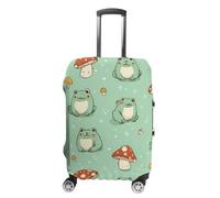 The Frogs and Mushrooms Luggage Cover for Suitcases M