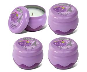 The Fruit Company 26230053 Scented Candle 1 Wick, Tin, BlackBerry, 150 g