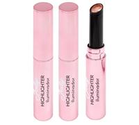 The Fruit Company Facial Gelatin Highlighter Stick Pack of 3 | Brown Sugar | Jelly Highlighter with Smooth and Shiny Texture | Natural Tan Glow and Glow Effect | Let It Shine
