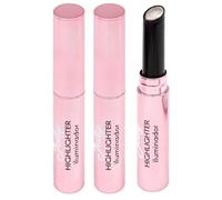 The Fruit Company Facial Gelatin Highlighter Stick Pack of 3 | Starlit Silver | Jelly Highlighter with Soft and Shiny Texture | Natural Glow and Glow Effect | Let It Shine