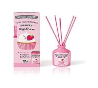 THE FRUIT COMPANY Fresa Nata Ambientador Mikado 40 ML Area Deodorizer Liquid Scent Strawberry Color Cream