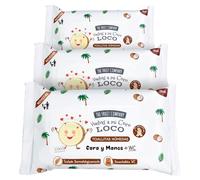 The Fruit Company - Wet Wipes Coconut Hands and Face Toilet Pocket Size Pack 3