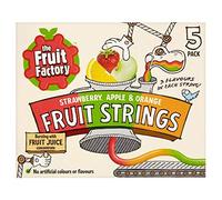 The Fruit Factory Strawberry, Apple & Orange Fruit Strings (5x20g) - Pack of 2