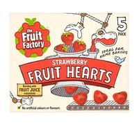 The Fruit Factory Strawberry Fruit Hearts (5x20g) - Pack of 6