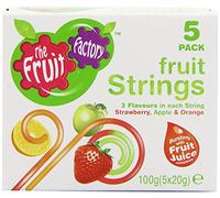 The Fruit Factory Strawberry Fruit Strings 100g