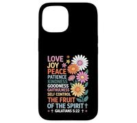 The Fruit of the Spirit Christian Cross Jesus Case for iPhone 15