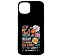 The Fruit of the Spirit Christian Cross Jesus Case for iPhone 15 Plus