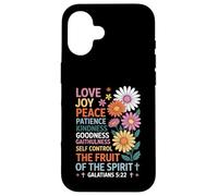 The Fruit of the Spirit Christian Cross Jesus Case for iPhone 16