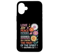 The Fruit of the Spirit Christian Cross Jesus Case for iPhone 16 Plus