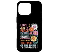 The Fruit of the Spirit Christian Cross Jesus Case for iPhone 16 Pro