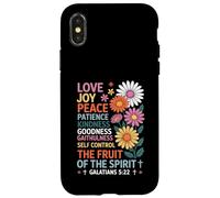 The Fruit of the Spirit Christian Cross Jesus Case for iPhone X/XS