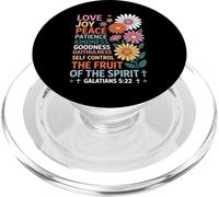 The Fruit of the Spirit Christian Cross Jesus PopSockets PopGrip for MagSafe