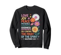 The Fruit of the Spirit Christian Cross Jesus Sweatshirt