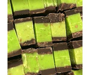 The Fudge Factory Hand Made Fudge Gift Pouch 600g (Dubai Style Chocolate & Pistachio)