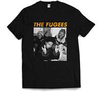 The Fugees LaurynHill Wyclef T-Shirt Vintage Rap Hip hop Tee 80s 90s tee Colour44 Black