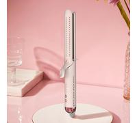 The Fulfil Circle 2-in-1 Hair Straightener and Curler, with Cold Air, 5 Temperature Control, PTC Heating, Anti-Scald, 3D Floating Plates, Auto Shut Off, Dual Voltage, Ceramic Flat Iron Styler, (Pink)