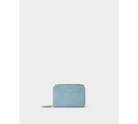 The Fulham Small Zip Around Purse OSPREY LONDON Pale Blue One Size