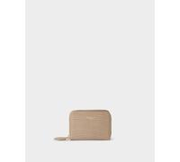 The Fulham Small Zip Around Purse OSPREY LONDON Taupe One Size