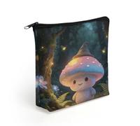 The Fun Guy Enchanted Makeup Bag with Sturdy Zipper，Linen Material Storage Bag,Large Capacity And Multi-Purpose Cosmetic Bag for Daily Life, Travel, Outings, Business Trips And Other Occasions