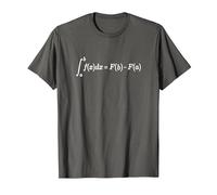 The Fundamental Theorem of Calculus T-Shirt, Men, Asphalt Grey, 6X-Large