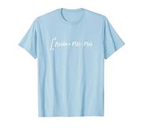 The Fundamental Theorem of Calculus T-Shirt, Men, Baby Blue, Small