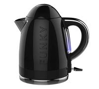 The Funky Appliance Company Large Retro Kettle In Black 1.7L Capacity 3Kw Fast Boil With Easy Pour