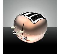The Funky Appliance Company Rose Gold Pink 4 Slice Toaster Rose Gold