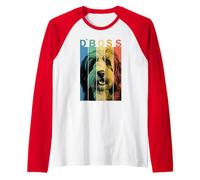 The Funny Bearded Collie Boss Mom Dad Dog Lover Raglan Baseball Tee