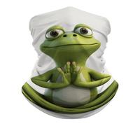 The Funny Frog Doing Yoga Neck Scarf Quick Drying Neck Warmer Multifunctional Facial Shield For Workout Outdoor Climbing 25X50Cm