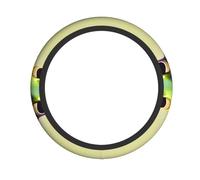 The Funny Frog Doing Yogacar Steering Wheel Cover, Universal Standard Size 15, &Inches (About 38 Cm), Fits Most Cars, Men And Women.