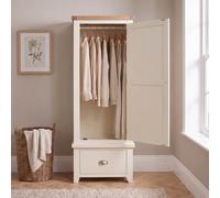 The Furniture Market Cheshire Cream Single Wardrobe