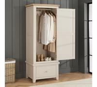 The Furniture Market Cheshire Dove Grey Single Wardrobe