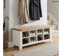 The Furniture Market Cheshire White Hall Bench Base