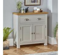 The Furniture Market Cotswold Grey Painted Small Compact Sideboard