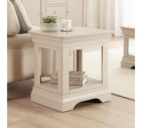 The Furniture Market Wilmslow Dove Grey Painted Lamp Side Table