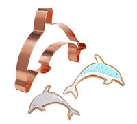 The Fussy Pup Copper Dolphin Cookie Cutter